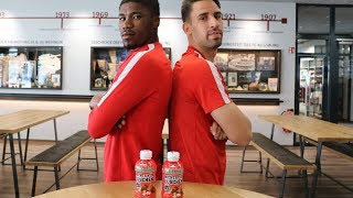 1718  Bottle Flip Challenge  Danso vs Khedira [upl. by Gaultiero]