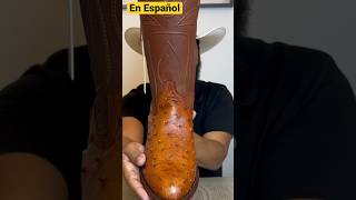 Ostrich Boots in Spanish by Tecovas Botas Vaqueras de Avestruz Tecovas tecovas cowboyboots [upl. by Charmian147]