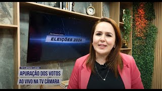 Eleições 2024 Assista à apuração dos votos na TV Câmara Caxias [upl. by Amadis]