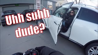 That was weird  Honda Grom adventure Episode 1  Bad drivers [upl. by Poirer]