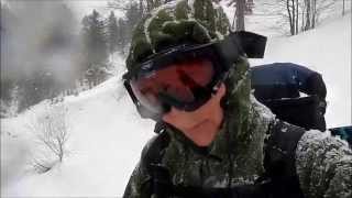 Rough Weather Tough Terrain  Ski overnighter Bushcraft Girl amp RoughStuff Haudegen Loden anorak [upl. by Conah]