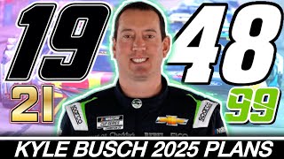 Kyle Busch ON THE MOVE in 2025  Hendrick Motorsports and Joe Gibbs Racing are Options [upl. by Onailerua]