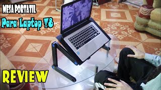 Mesa Portátil Graduable para Laptop T8  UNBOXING Y REVIEW [upl. by Ahsenauq822]