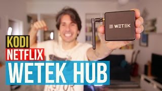 WeTek Hub TV Box per Netflix e Kodi  Recensione [upl. by Lethia]