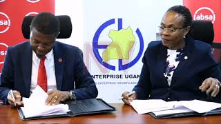 ABSA Enterprise Uganda reach new agreement on supporting SMEs [upl. by Eberto571]