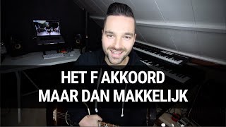 Het F Akkoord maar dan MAKKELIJK  ashtonmusicacademynl [upl. by Armahs648]