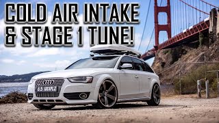 AUDI ALLROAD  IE INTAKE AND STAGE 1 TUNE [upl. by Marron42]