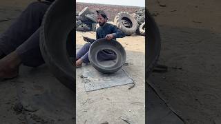 How to Recycle Old Tyres   Business Idea shorts recycle shortvideo [upl. by Imogene]