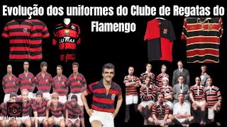 🔴⚫️Evolução dos uniformes do Flamengo [upl. by Hammel]