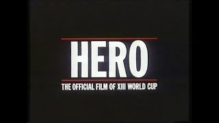 HERO THE OFFICIAL FILM OF THE 1986 WORLD CUP  1987 Video Trailer [upl. by Thunell]