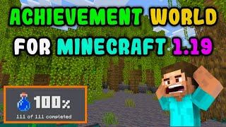 119 Achievements Map For Minecraft Bedrock ll Complete All Achievements Of 119 [upl. by Clovis361]