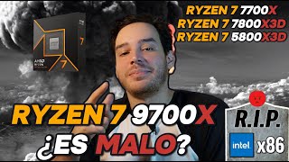 ¿Ryzen 7 9700X ¡Comparacion Con 7700X  7800X3D 5800X3D Core i5 14600K [upl. by Hcire]