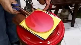 Table Tennis Rubber Consistency Cutting [upl. by Alyad590]