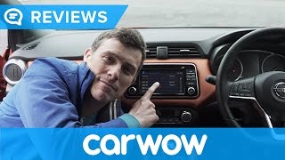 Nissan Micra 2017 NissanConnect infotainment and interior review  Mat Watson Reviews [upl. by Jobina963]