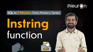 INSTR  Instring Function in SQL  SQL Tutorial [upl. by Zerep]