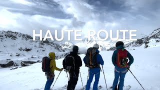 Haute Route Skitour  Chamonix Zermatt 2022 [upl. by Saundra]