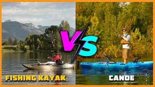 Fishing kayak VS Canoe [upl. by Nommad]