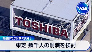 東芝 数千人の削減を検討 間接部門が対象の見通し【WBS】（2024年4月17日） [upl. by Nadler11]