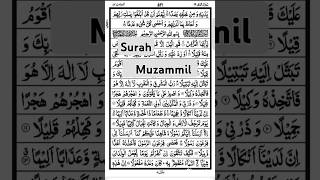 Surah muzammil 7times for wealth surah muzammil with urdu translation surah muzammil ki fazilat [upl. by Nirrep6]