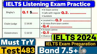 IELTS Listening Practice Test 2024 with Answers Real Exam  483 [upl. by Ymassej715]