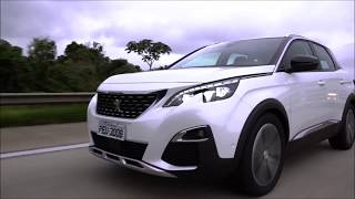 Peugeot 3008 2018 Griffe Pack versão top preço consumo e detalhes  wwwcarblogbr [upl. by Imtiaz642]