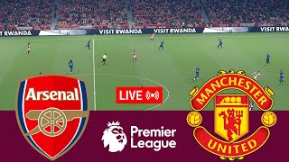 LIVE Arsenal vs Manchester United Premier League 2425 Full Match  Video Game Simulation [upl. by Jena271]