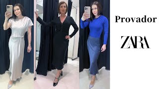 NO PROVADOR ZARA  MUITA ALFAIATARIA VESTIDOS ROUPAS LINDAS E ELEGANTES 💫 [upl. by Attenat]