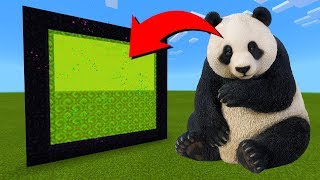 How To Make A Portal To The Panda Dimension in Minecraft [upl. by Takeshi258]