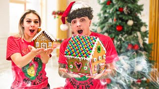 MAKING GINGERBREAD HOUSES ZOOTED HILARIOUS Vlogmas Day 4 [upl. by Leugim]