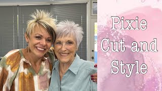 Older Womens Hairstyles  Pixie Haircuts For Older Women [upl. by Arlina]