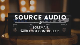 Source Audio Soleman MIDI Foot Controller  Reverb Gear Demo [upl. by Hamaso]