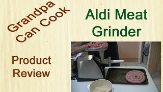 Aldi Ambiano Meat Grinder  Putting it to the test  It does the job [upl. by Kilan]