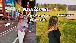 VLOG  viajei sozinha pra NOVA YORK e pro Tennessee [upl. by Pell97]