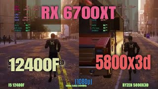 i5 12400 vs Ryzen 5800x3d  6700xt in 2024 [upl. by Norvell]