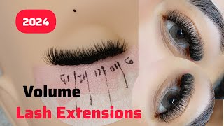 2024 Volume Eyelash Extensions Tutorial for Beginners  Master Eyelash Extensions 101 Guide [upl. by Julide]