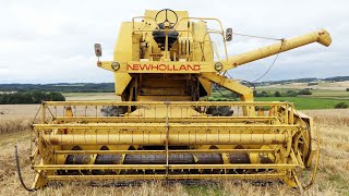 New Holland Clayson 1530 combine harvesting Barley  Harvest Season 2023 [upl. by Ahsonek4]