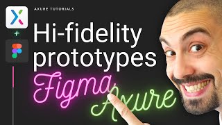 Create an hifidelity prototype with your Figma design in Axure RP or Axure Cloud [upl. by Everick]