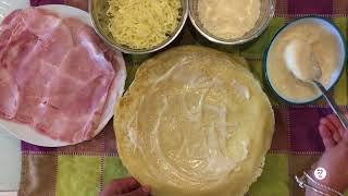 Crespelle Prosciutto Cotto e Provola  Ricetta Semplice e Veloce [upl. by Yerocal]