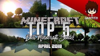 TOP 5 Minecraft Seeds For 1122  April 2018 [upl. by Tedd192]