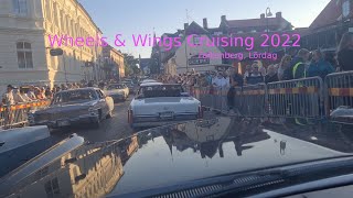 Wheels and Wings Cruising 2022 Falkenberg Lördag [upl. by Shannon]