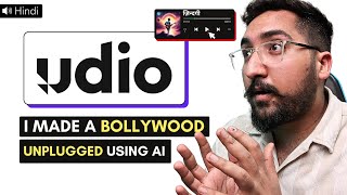 Udio AI  Step by Step Guide to Best AI Music Generator  Unplugged Hindi Song Using AI [upl. by Airdua174]