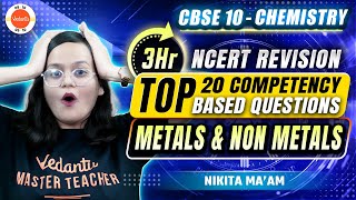 Metals And Nonmetals Class 10 in One Shot  Most Important Questions 🎯 CBSE 2024 Full Revision ✅ [upl. by Corinne]