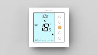 Locking the Thermostat  Heatmiser edge Series [upl. by Jude]