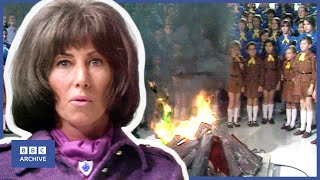 1971 The INFAMOUS Blue Peter CAMPFIRE Incident  Blue Peter  Classic BBC Clips  BBC Archive [upl. by Demaria]