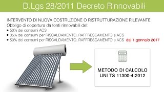 Il solare termico nella certificazione energetica e nel progetto [upl. by Seabrooke809]