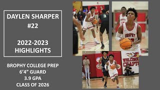 Daylen Sharper 2026 Season Highlights  Brophy College Prep [upl. by Clippard]