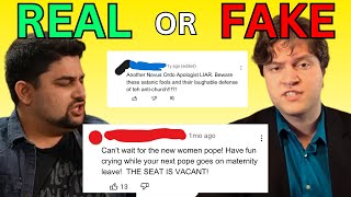 Real Or Fake Sedevacantist Comments Ft Deuterocomical [upl. by Shepperd]