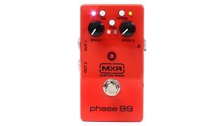 MXR Phase 99 Dual Phaser Pedal Review by Sweetwater Sound [upl. by Dimond]