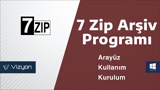 7 Zip  Winrar alternatif  Nasıl kullanılır [upl. by Ladnik852]