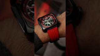 Hazard Red  Ecliptic Retrograde Dual Time Limited Edition  Nubeo betweenseaandspace watch [upl. by Aicel464]